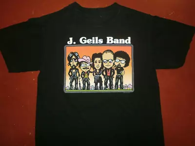 Vtg The J Geils Band Tour Concert Cotton Black All Size Unisex Shirt AA1245 • $18.28