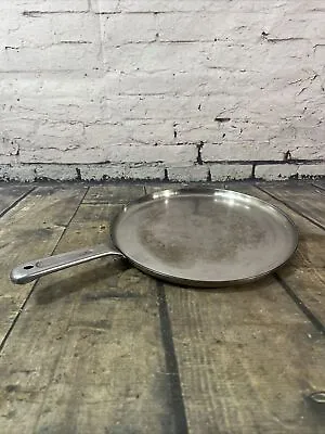 Vintage Deluxe Permanent Stainless Steel 9 3/4” Round Griddle  USA • $49.99