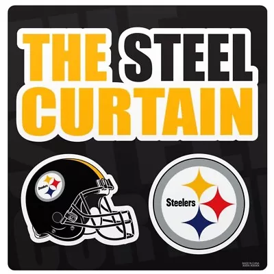 Pittsburgh Steelers NFL Steel Curtain Magnet Sheet Set • $7.88