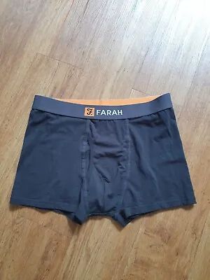 Mens Farah Black Boxers Size XL. • £6.99
