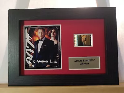 £15 • Buy James Bond 007 Skyfall 6  X 4  Genuine 35mm Film Cell Display Framed Or Unframed