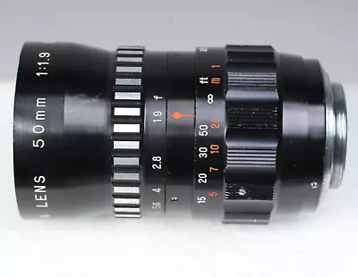 Soligor 50mm F/1.9 Television Lens In C Mount Cine Camcorder Movie Camera • $49