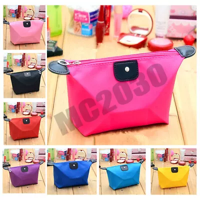 $3.85 • Buy AU Seller Travel Small Cosmetic Bag Cosmetic Case Makeup Bag Toiletry Organizer 