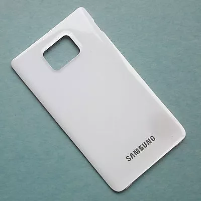 Samsung GT-i9100 Galaxy S2 II Rear Battery Cover Back Panel Gloss White Genuine • £6.99