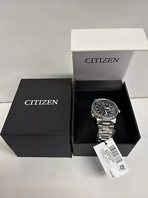 Citizen Promaster Air Nighthawk Black Men's Eco-Drive Pilot Watch BJ7000-52E • $199