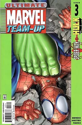 Ultimate Marvel Team-Up #3 Spider-Man Hulk Brian Bendis Phil Hester 2001 Comic • $6.99