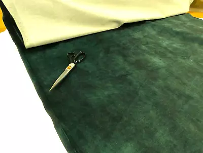 8 Metres Of JADE GREEN Velvet Upholstery Fabric • £1.20
