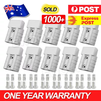 $12.45 • Buy 10 X Anderson Style Plug Connectors DC Power Tool 50 AMP 6AWG 12-24V