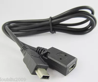 5pcs Mini USB 5pin Male To Female Jack Extension Cable 1M • $5.51