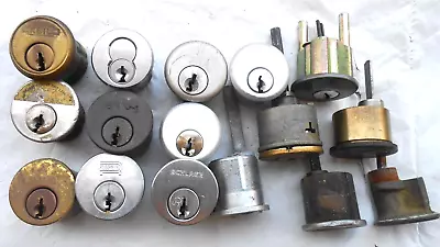 16  Mortise  Lock Cylinders    No   Keys Locksmith  Collectors • $39.99