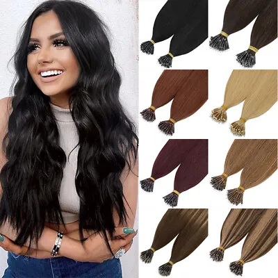 CLEARANCE 200S Thick Nano Micro Loop Ring Remy Human Hair Extensions Full Head • £30.66