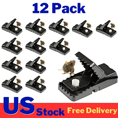 12 Pack Mouse Traps Rat Mice Killer Snap Trap Power Rodent Heavy Duty Pest Trap • $10.81