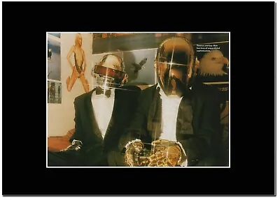 Daft Punk - Thomas & Guy      - A4 Matted Mounted Magazine Artwork • £8.99