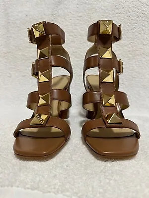 MK Michael Kors NWB Wren Heeled Studded Gladiator Sandals Size 8 • $60