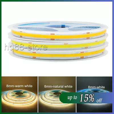 COB LED Strip Light Flexible Waterproof IP68 Tape Lights DIY Lighting 12V • £4.73