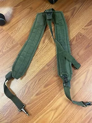 OD Nylon Suspenders LC-1 USMC US Army Size Regular Genuine U.S.military  • $6