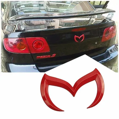 New Jdm Mazda3 / Mazdaspeed3 Metal Evil 'm'rear Trunk Emblem Badge - Red • $12.99