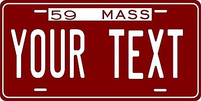 Massachusetts 1959 License Plate Personalized Custom Car Bike Motorcycle Moped  • $11.35