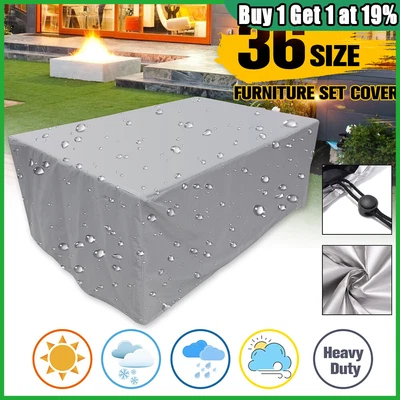 £5.79 • Buy Heavy Duty Waterproof Garden Patio Furniture Cover Rattan Table Cube Set Outdoor