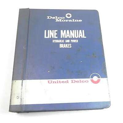 Vintage 1974-1978 Delco Moraine Manual Hydraulic And Power Brakes Service Binder • $40.47