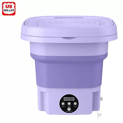 Portable Washing Machine Mini Washer Foldable Washer And Spin Dryer Small Travel • $27.98