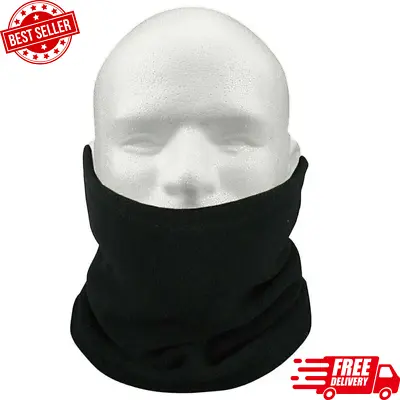 Snood Neck Warmer Scarf Men Winter Thick Fleece Thermal Windproof Mask Balaclava • £3.45