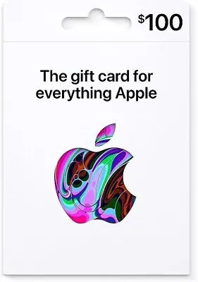 Apple Gift Card $100 - App Store Itunes Iphone Ipad Airpods Macbook + Track • $129.95