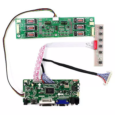 HDM I DVI VGA LCD Driver Board For 20.1  M201EW01 LM201M1 LM201M2 1680X1050 LCD • $38.88