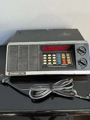 Vintage Bearcat 220 VHF Scanner BC-220 Electra Sound & Display Has Short • $17.45