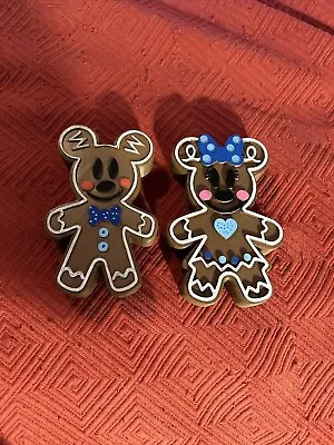 Mickey & Minnie Set Gingerbread Decorative Christmas So Adorable • $38