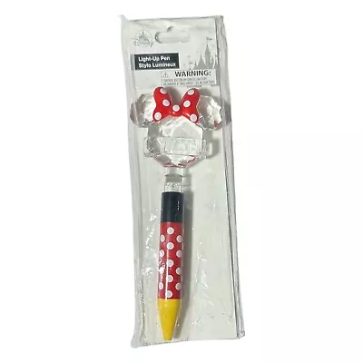 Disney Parks Light Up Color Changing Minnie Mouse Pen TESTED • $19.95