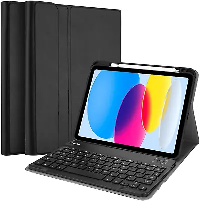 For IPad 10th 9th 7th 6th 5th Gen Air 2 5 4th With Bluetooth Keyboard Case Cover • $37.85