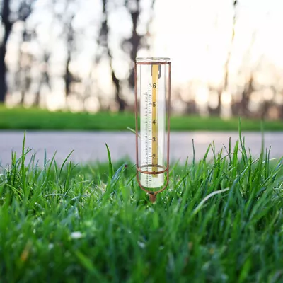 Lasting Garden Rain Gauge Rain Gauges Lawn Rain Gauge For Gardening • £11.89