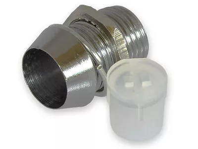 $2.29 • Buy (10 Pcs) 5mm Chrome Metal LED Bezel Holder High Quality... USA SELLER!!!