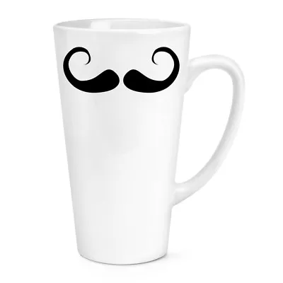 Imperial Moustache 17oz Large Latte Mug Cup - Funny Mens Hipster Beard • $35.59