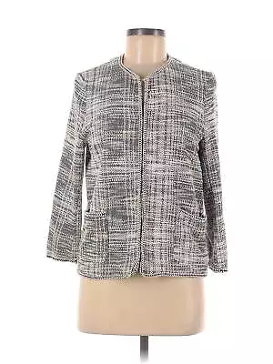 Max Studio Women Gray Jacket M • $34.74