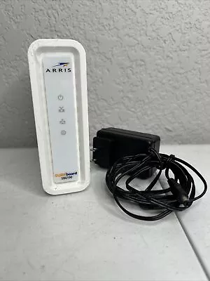 ARRIS Surfboard SB6190 - 32x8 Docsis 3.0 Cable Modem - White + AC Adapter • $17.99