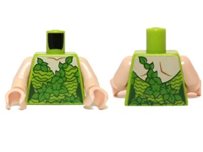 LEGO - Minifig Torso - Poison Ivy Plant Foliage Pattern - Lime • $23.90