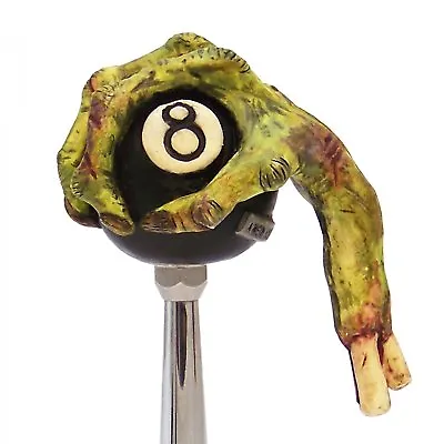 Zombie 8 Ball Shift Knob W/ Adapters Fits Lokar B&m Gennie Hot Rat Street Rod • $62.67