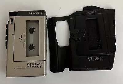 Vintage Sony TCS-350 Stereo Cassette-Corder W/ Case. Recorder Untested • $25