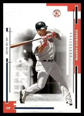 2004 Donruss Throwback Threads Gold Proof 34 Manny Ramirez Red Sox (33/100) • $8.99