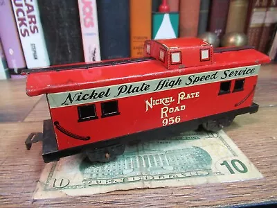 Marx TOYS Caboose NICKLE PLATE ROAD HIGH SPEED 956 MARLINES Model Railway Train  • $20