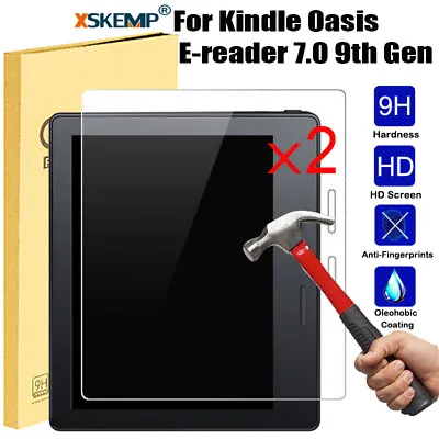 2 PACK Screen Protector For Amazon Kindle Oasis 2017 9th Gen Tempered Glass Film • $19.14