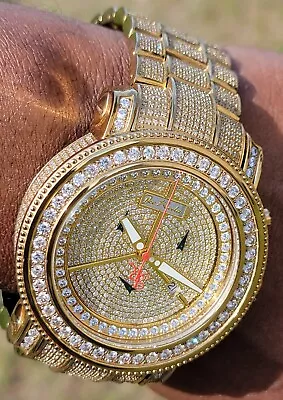 Joe Rodeo 17 25 CARATS Diamond Watch And Invicta Automatic Diamond Watch • $1