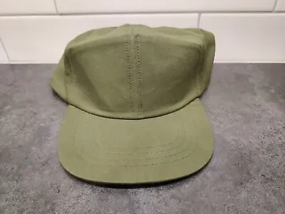 Vintage 80's Hot Weather OG 507 Military Cap Hat Size 7 1/4 Olive Green Army • $13.99