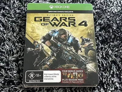 Gears Of War 4 Xbox One Steelbook Ultimate Edition **FREE POSTAGE** • $34.99