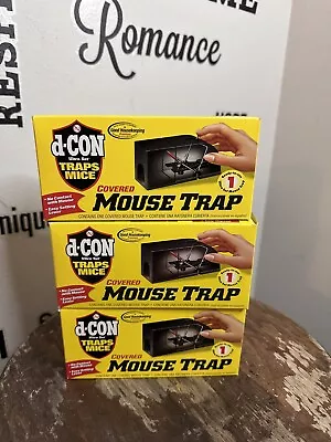 D-Con Ultra Set Traps Mice Covered Mouse Trap Lot 3 • $19.50