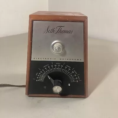 Seth Thomas Vintage Electronic Metronome With Light  -  Working Condition • $18.99