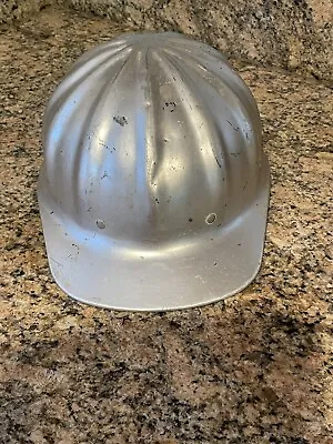 Vintage Superlite Fiber Metal Mine Safety Hard Hat Metal Aluminum Helmet • $30