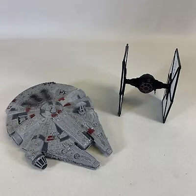 Disney Store Star Wars Tie Fighter & Millennium Falcon Lot Of 2 • $24.99